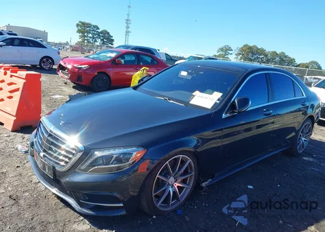 2016 Mercedes-Benz S 550 4Matic из США, поврежденный, VIN WDDUG8FB4GA213676